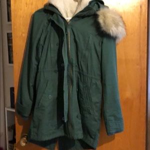Gap Sherpa-lined Coat/Parka